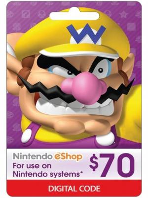 NINTENDO ESHOP 70 USD