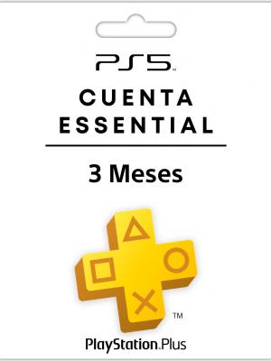 PSN PLUS ESSENTIAL 3 MESES CUENTA PRINCIPAL PS5